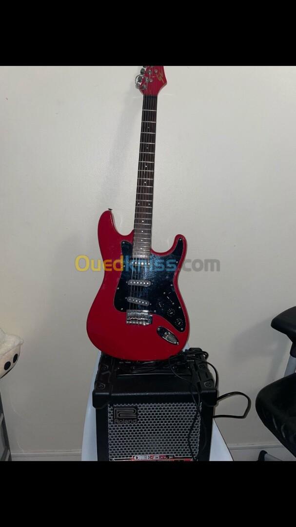 Guitare Aria pro 2  Japan + Ampli Roland 