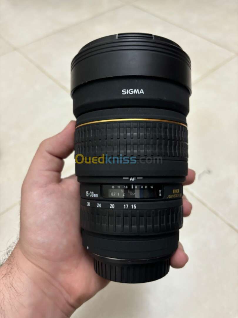 Objectif sigma 15-30mm f3.5-4.5