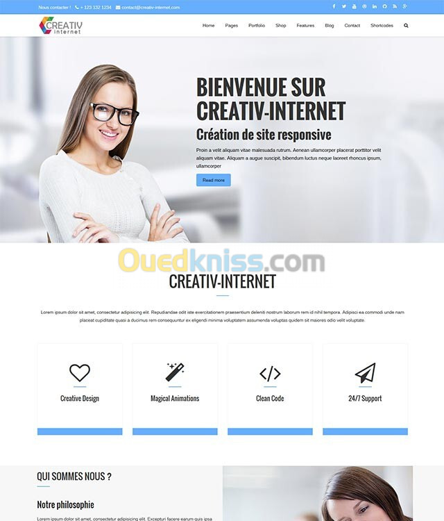 Création de site web professionnel 