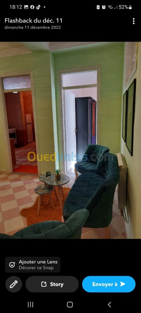 Location Appartement F3 Alger Saoula