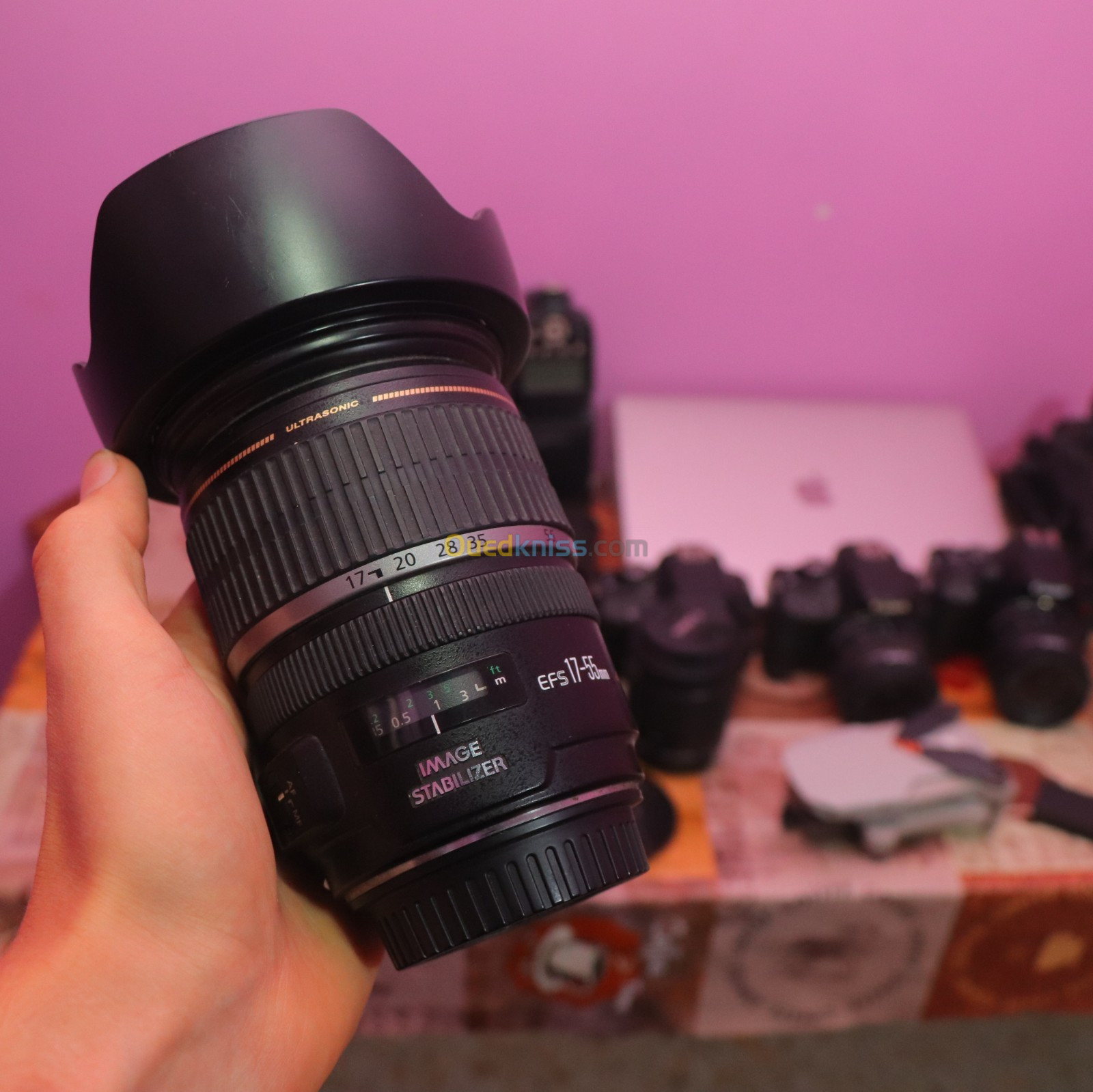 Lens canon 17 55 mm f2.8