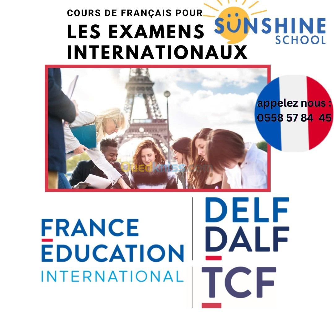 Tcf dalf delf cours de français préparation aux examens