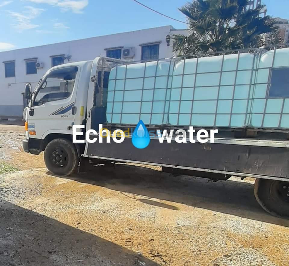 Echo-Water : Eau Déminéralisée de Qualité Supérieure - Livraison dans les 58 Wilayas d'Algérie !