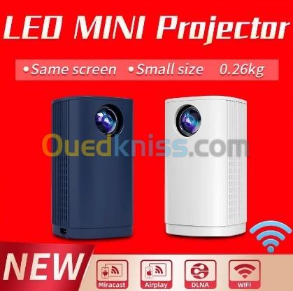 Mini datashow sans fil Wifi usb 1800 lumens