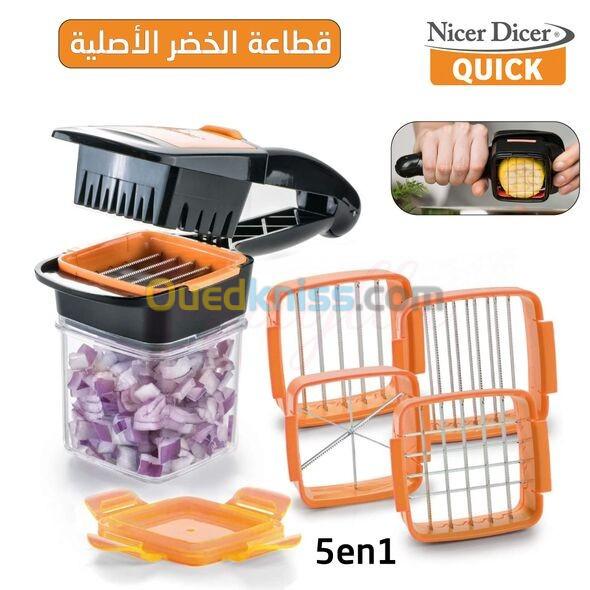 Home Chef Nicer Dicer Multi-Cutter 5en1 Pour Fruits Et Légumes