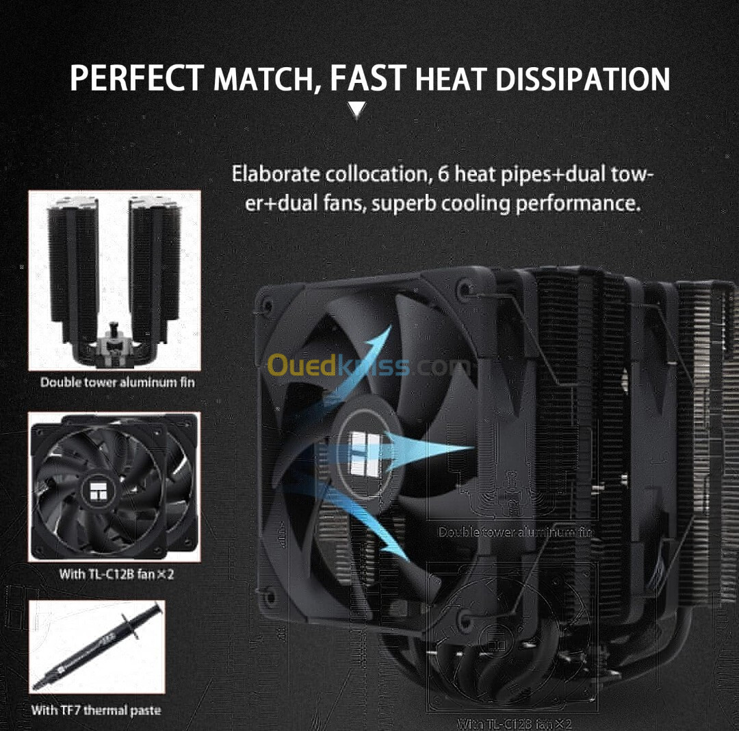 Refroidisseur CPU Thermalright Peerless Assassin 120 CPU Air Cooler