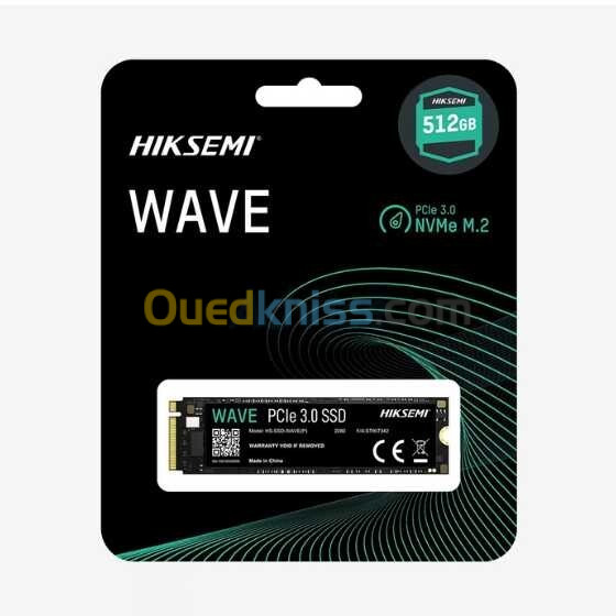 SSD HIKSEMI WAVE 512 GO M.2 PCIE : HS-SSD-WAVE[P] 512G