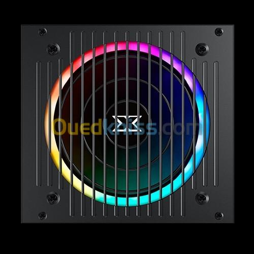 Boite d'alimentation Gamer XIGMATEK Spectrum 700W RGB 80+ - Blanc