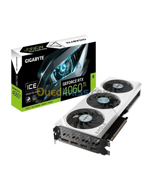 GIGABYTE GEFORCE RTX 4060 TI EAGLE OC ICE 8G NVIDIA 8 GO GDDR6