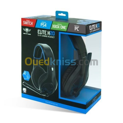 CASQUE GAMER NOIR SPIRIT OF GAMER  ELITE-H20 