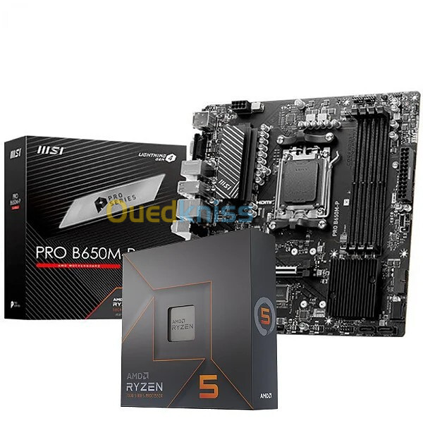 KIT UPGRADE AMD RYZEN 5 8400F+ B650 MSI PRO B650M-B DDR5