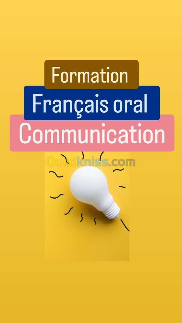 Cours de français oral en ligne / communication / prise de parole en public