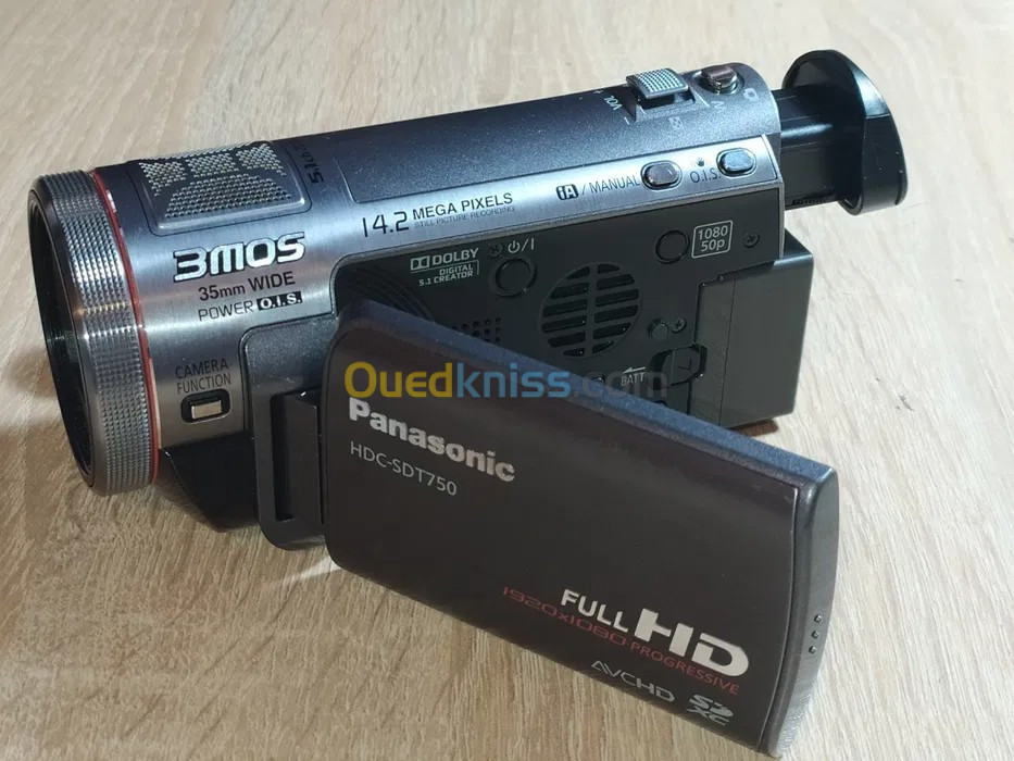 CAMERA PANASONIC HDC-SDT750 3D High Definition FULL HD - 3MOS Camcorder - SD