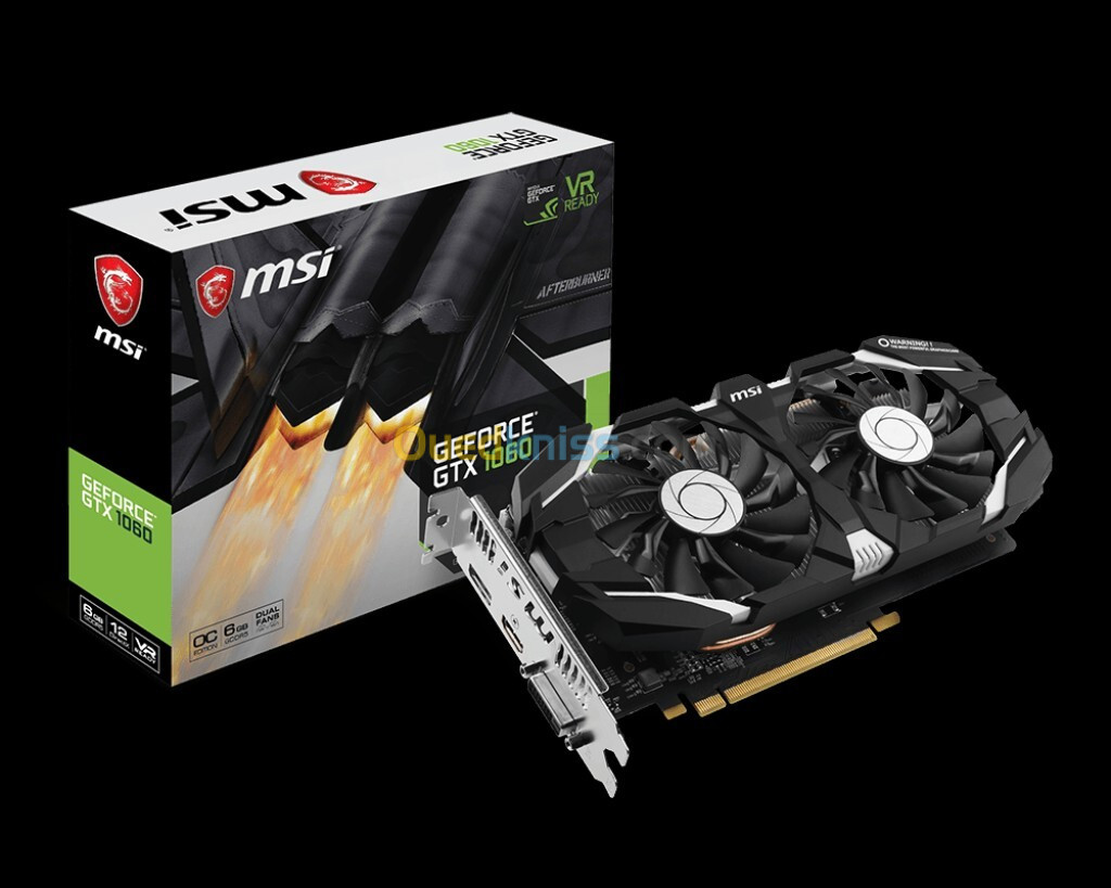 Carte Graphique MSI GeForce GTX 1060 6GT OCV1