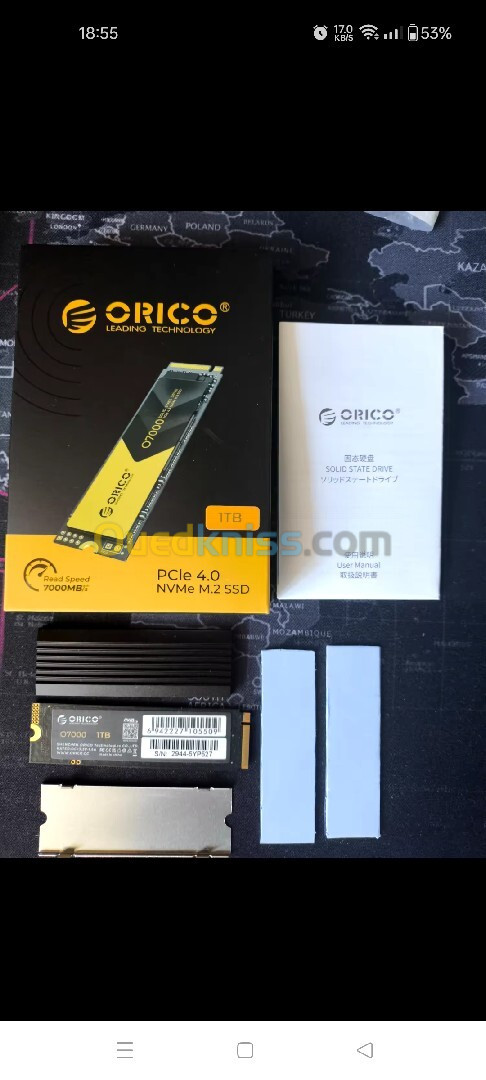 Orico Nvme M.2 7000M/s