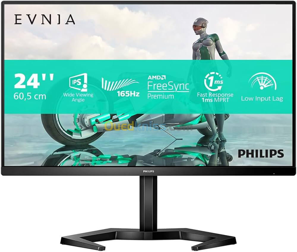 ECRAN GAMING PHILIPS ENVIA 24" 165HZ IPS HDMI BLACK