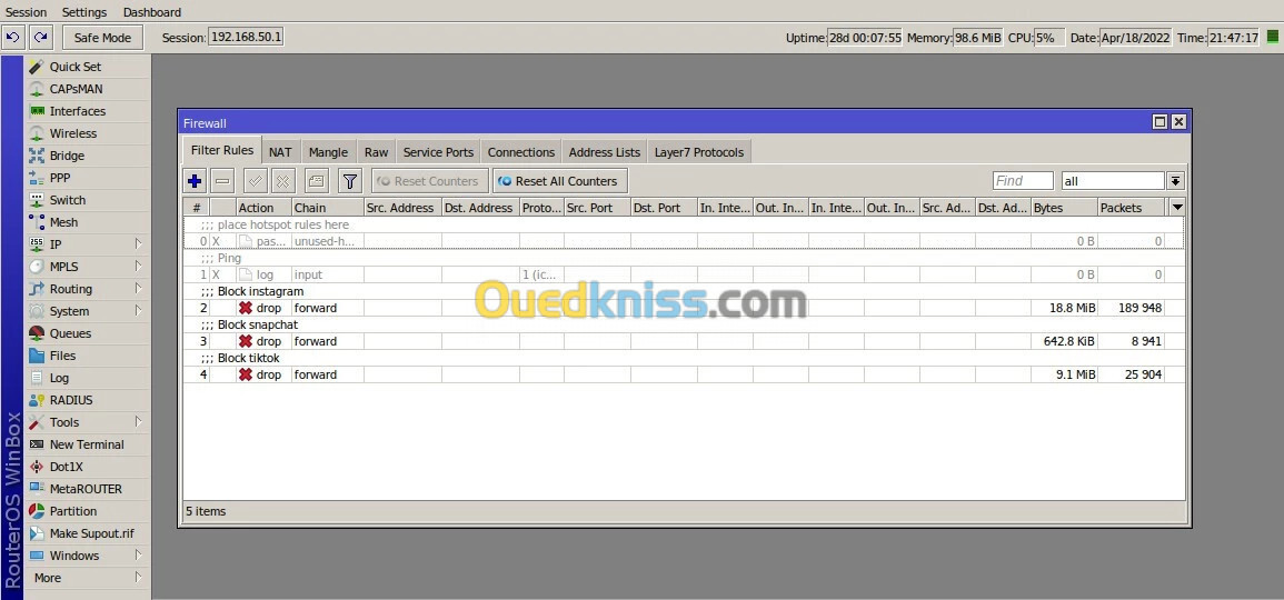 Mikrotik Router RB951Ui-2HnD 