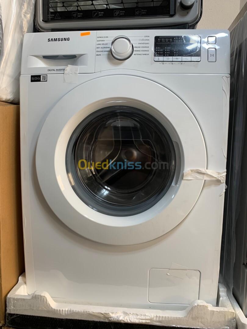 PROMO Machine à laver SAMSUNG 7Kg 1400Tr/mn Blanc 57500Da/ Inox 59500Da 