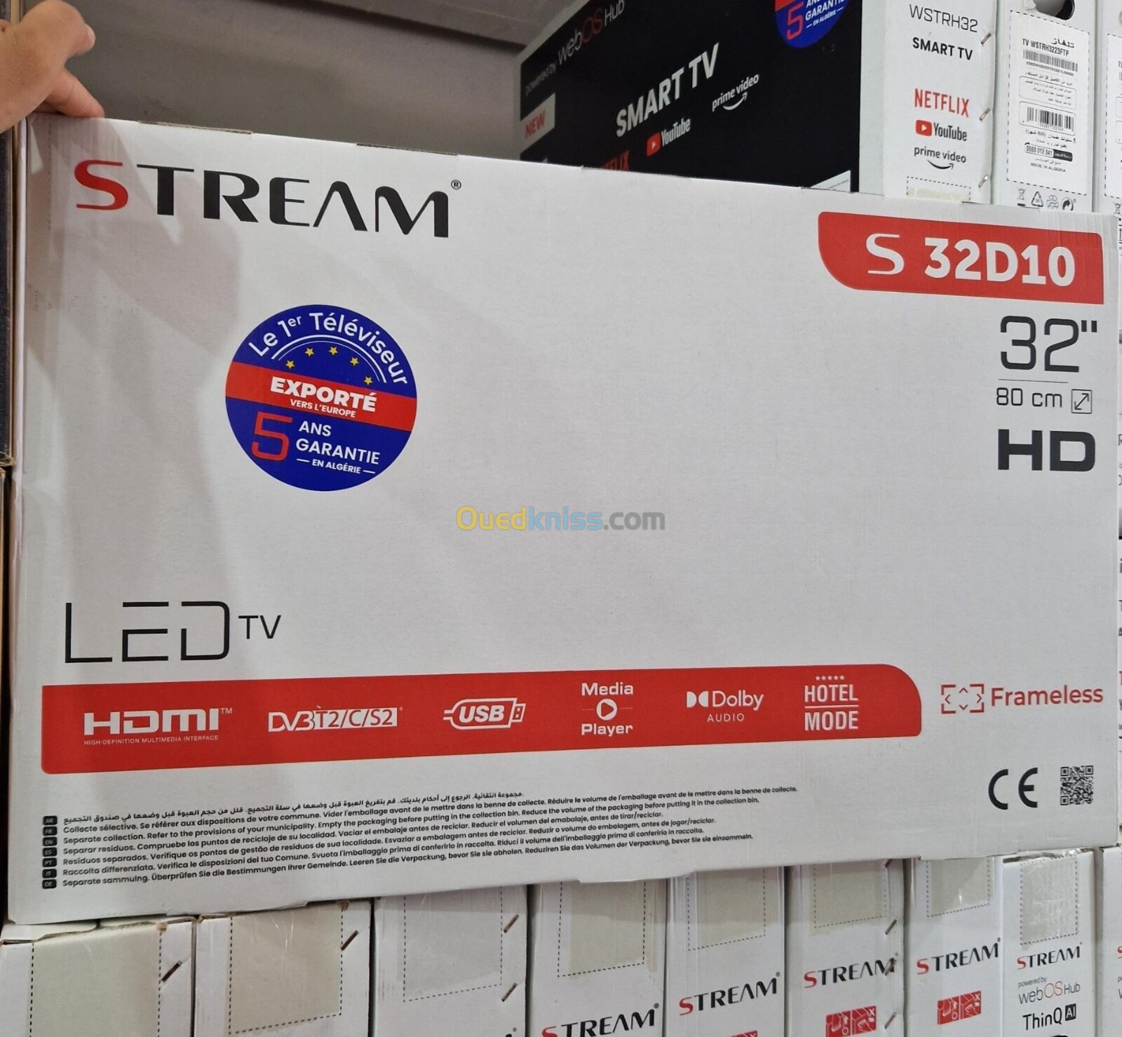 PROMO Les televisions STREAM Simple/Smart 32/40/43/50/55/58/65 Full HD/Démo intégrée/Frameless