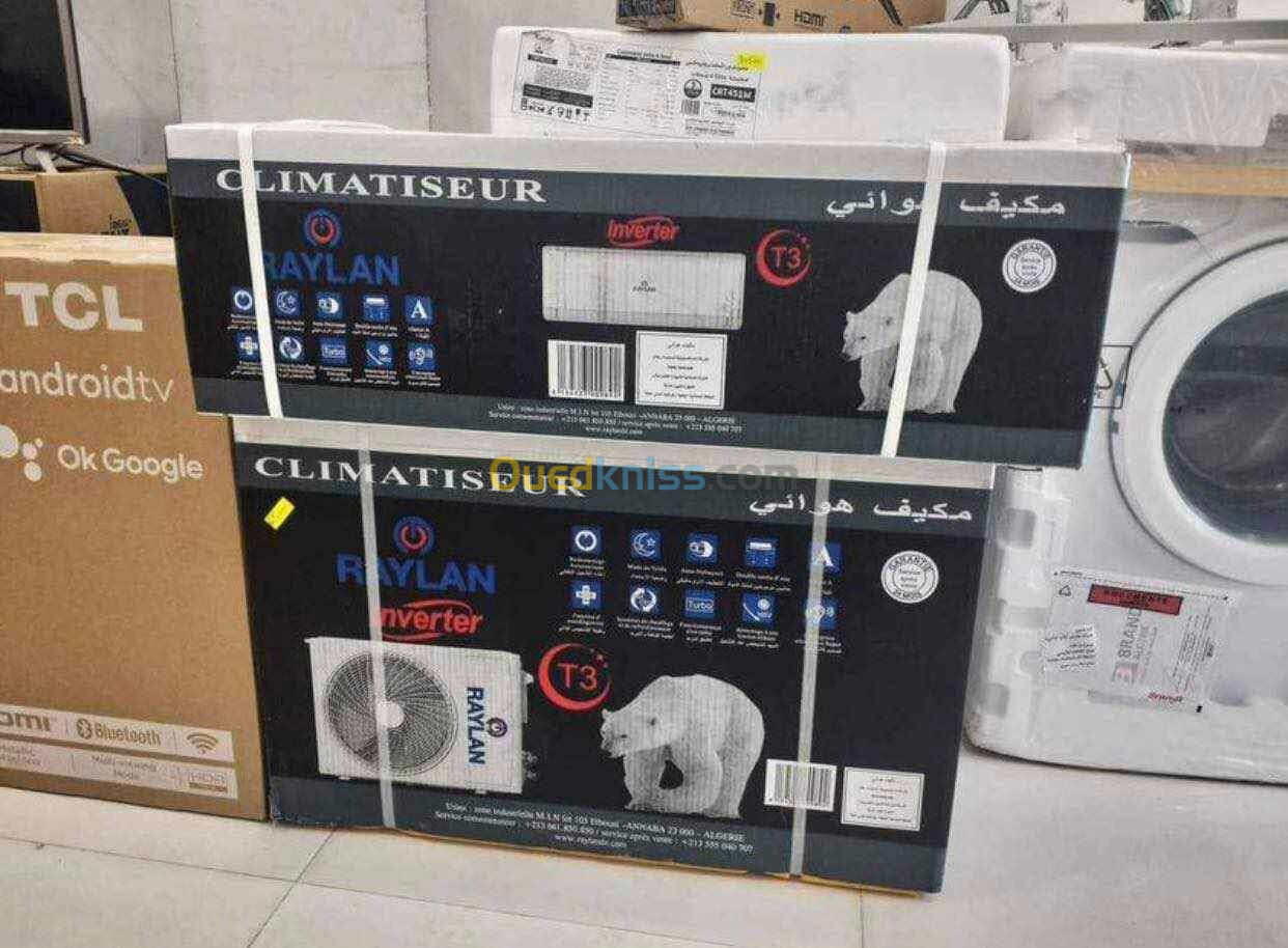 PROMO Climatiseur Raylan Tropical Inverter 9btu/12btu/18btu/24btu