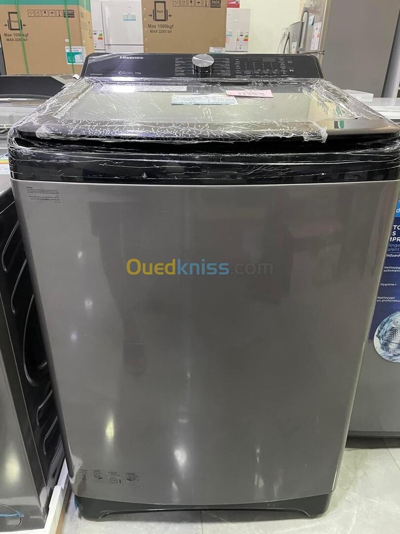 PROMO Machine à laver automatique Hisense 17Kg La Top 75000Da+غسول الملابس 3لتر باطل 