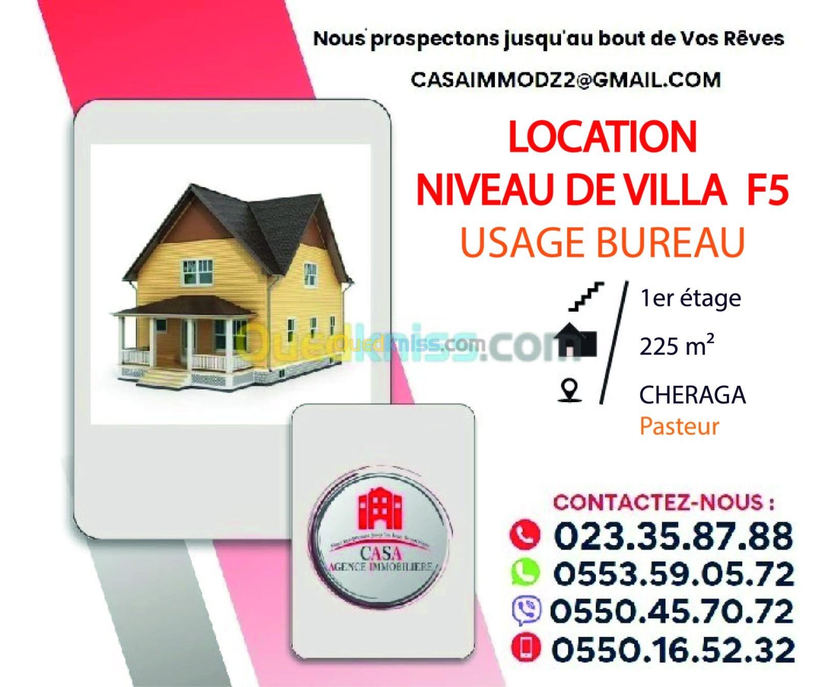 Location Niveau De Villa F5 Alger Cheraga