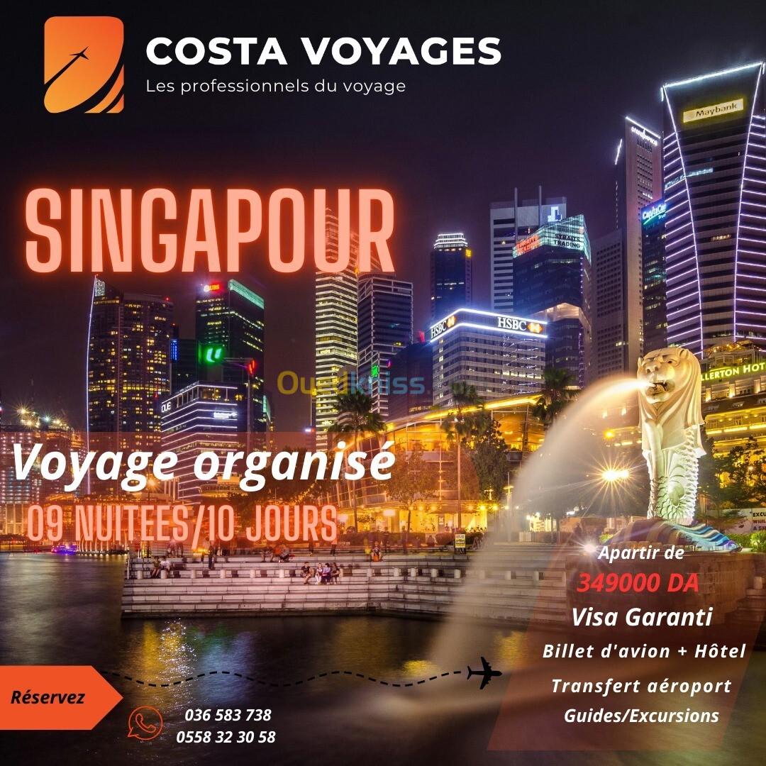 voyage organisé !!! singapore 