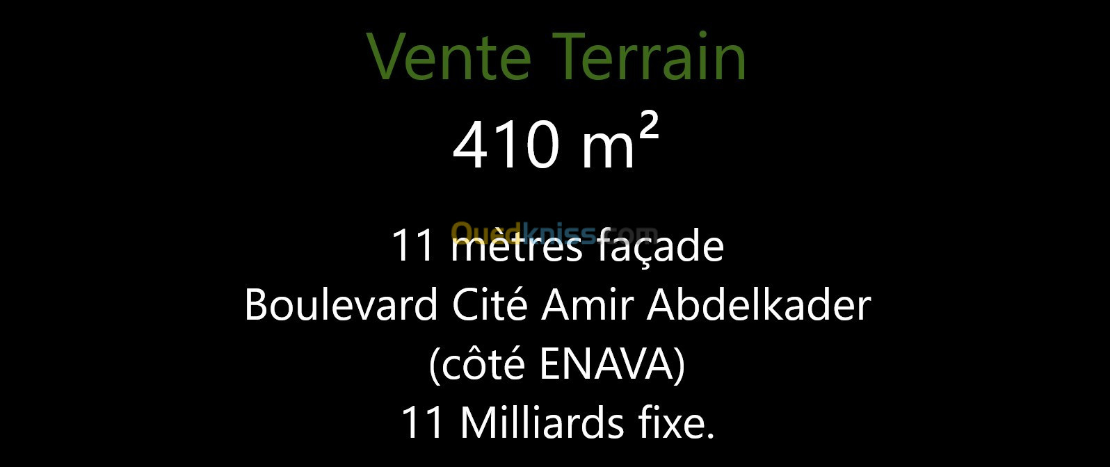 Vente Terrain Oran Oran