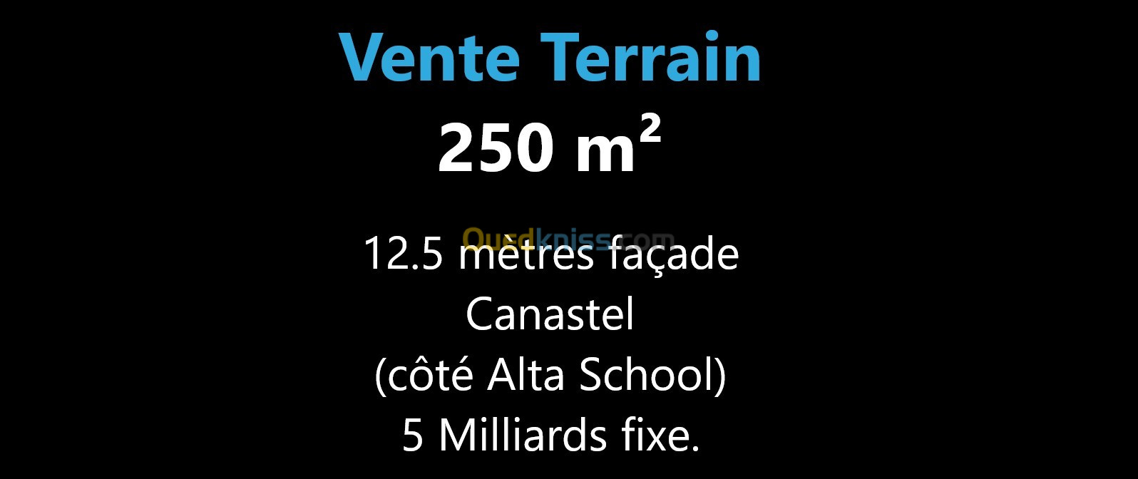 Vente Terrain Oran Oran