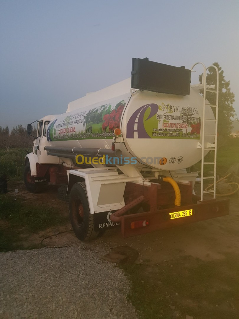 Location camion citerne d'eau potable 🚰 12000L