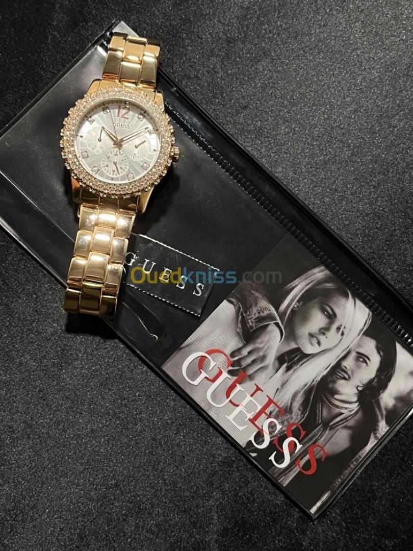 Montre de luxe pour femme guess steel 