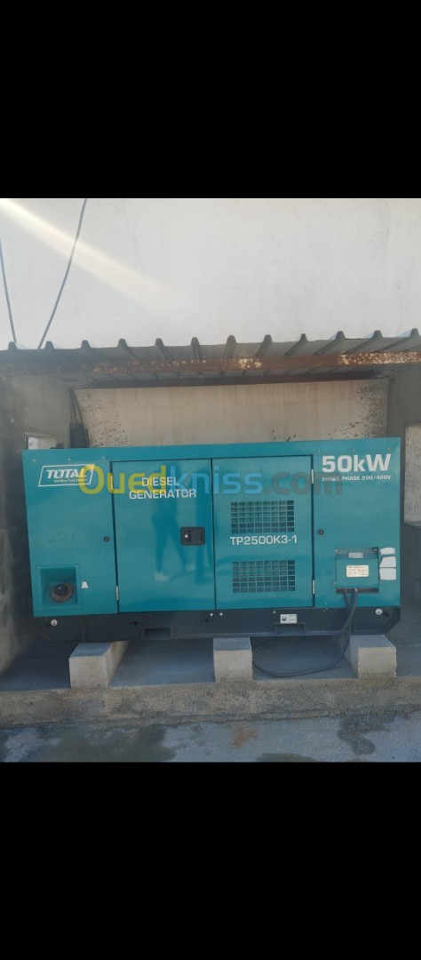 Vente groupe 50 Kw Total 