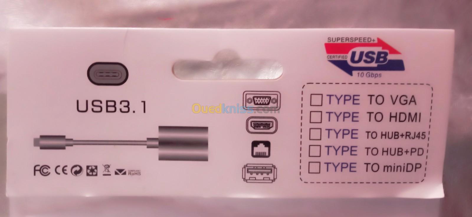 Adaptateur type C Hdmi USB 