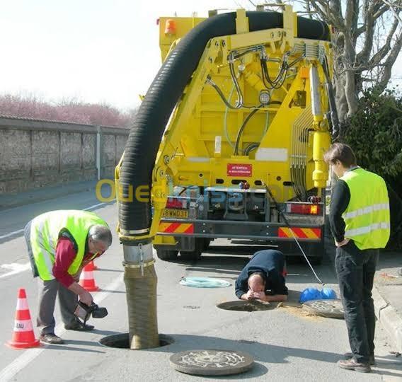 Camion Débouchage canalisation vidange 