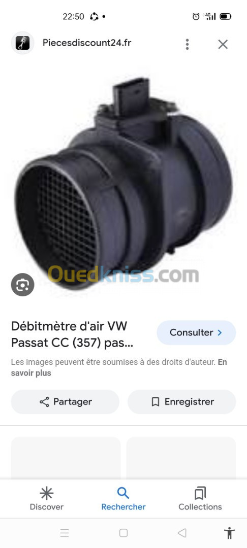 débitmètre Passat cc