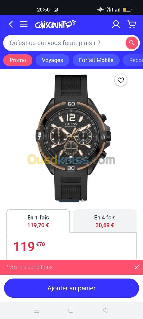 Montre Guess originale