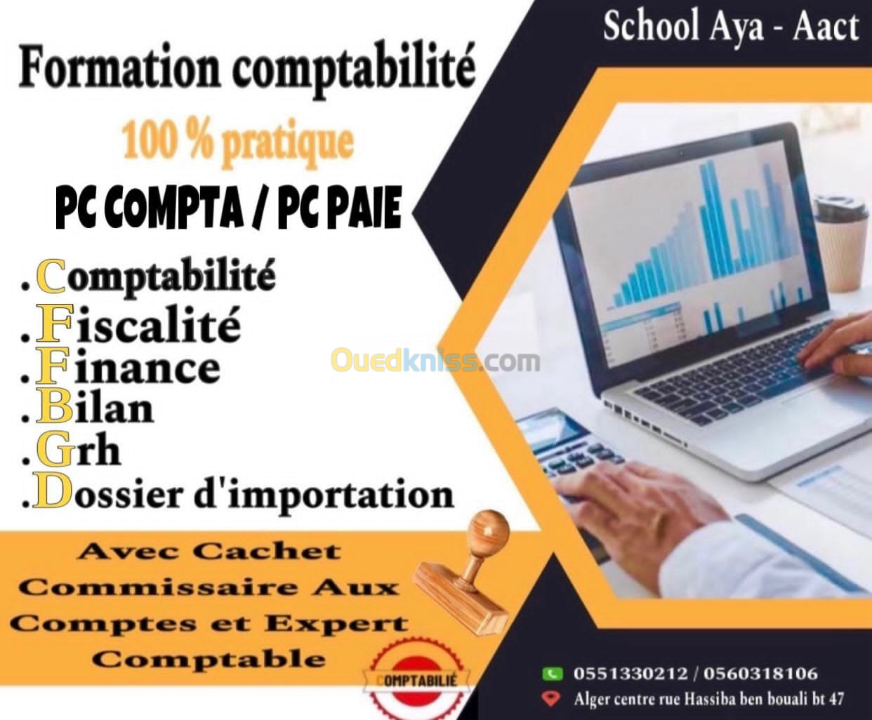 Formation comptabilité 100 pratique PC COMPTA PC PAIE 