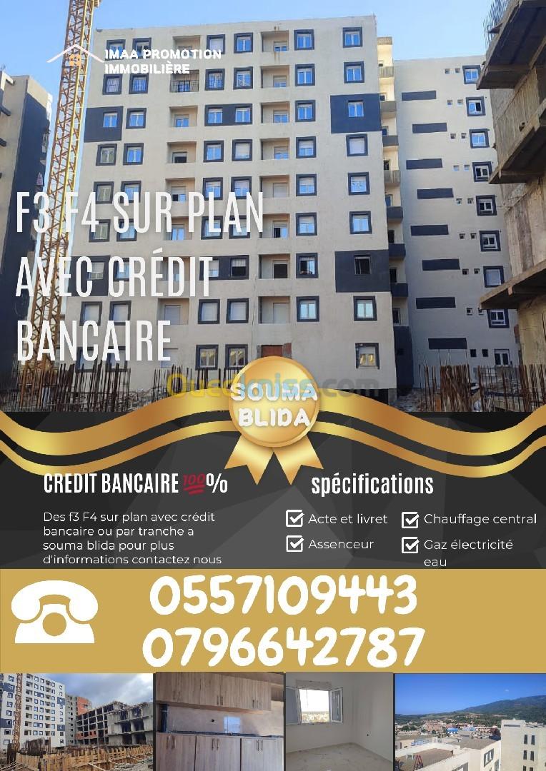 Vente Appartement F3 Blida Soumaa