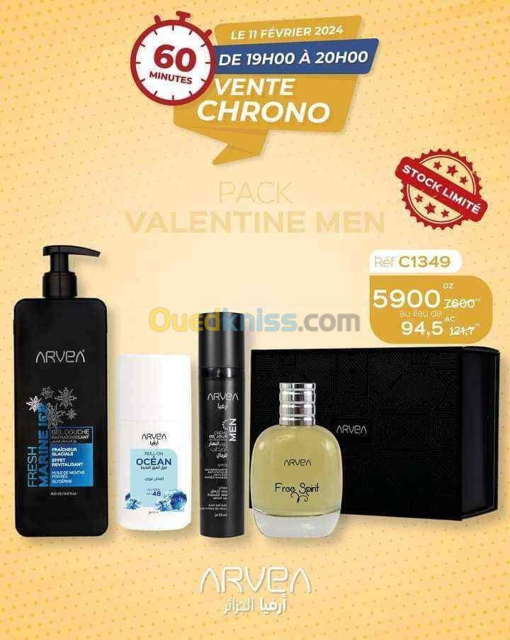 Pack valentin men