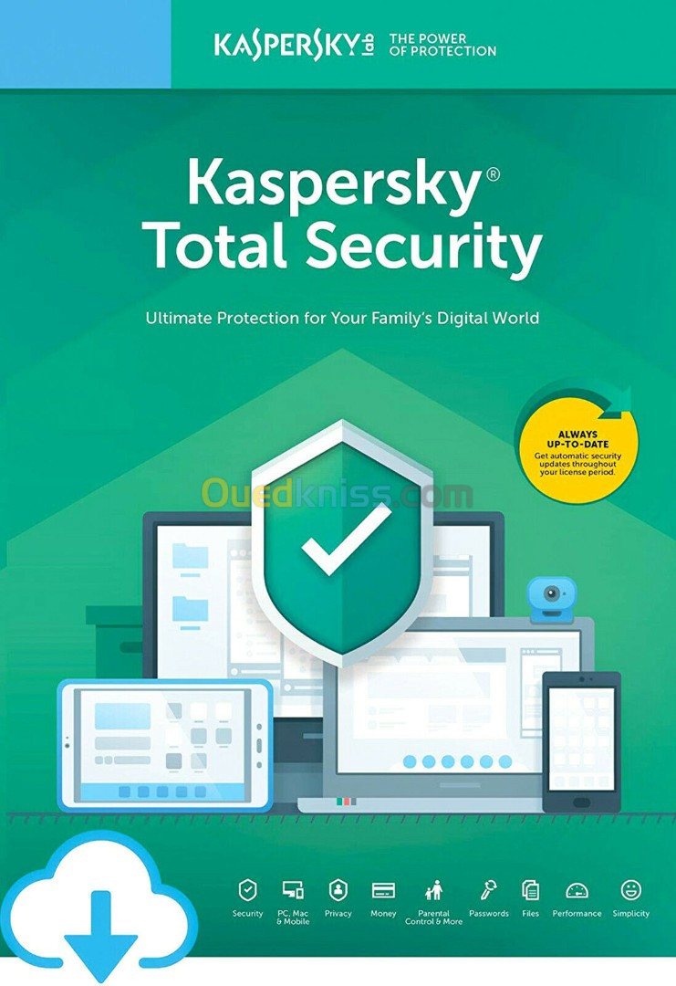 Kaspersky Total security 2024 1, 3 PC 1 AN 