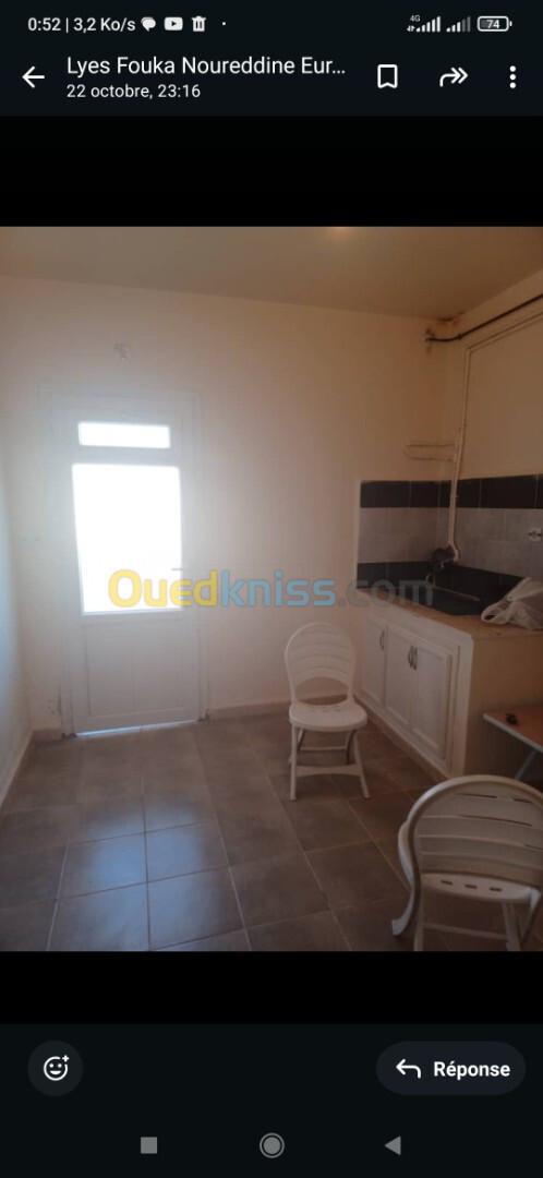 Location Appartement F03 Tipaza Douaouda