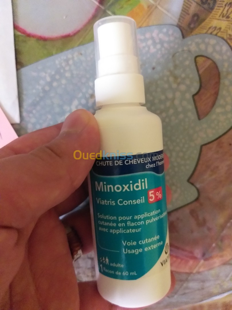 Minoxidil 5% boîte cachetée 3 bouteilles 