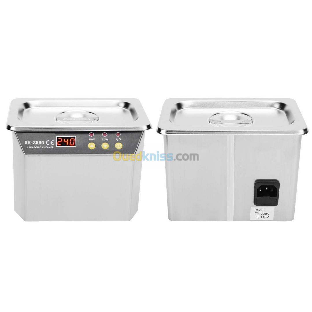 BAKU BK-3550 35W / 50W bain ultrasons nettoyeur pour écran LCD 0.8L réglable