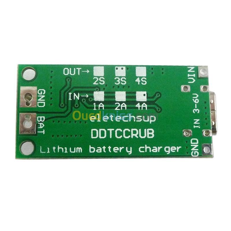 Chargeur de batterie au Lithium multi-cellules LiPo Li-Ion polymére arduino