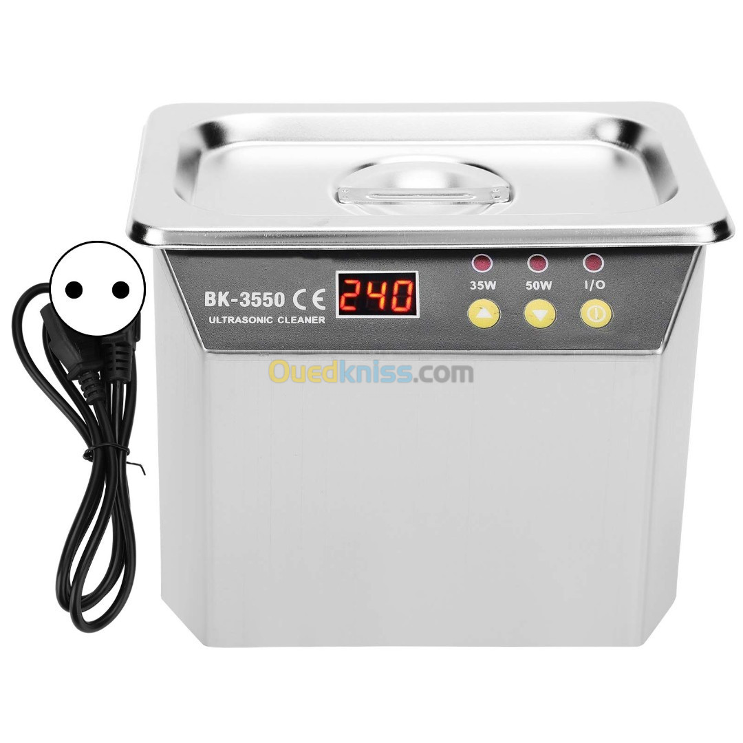 BAKU BK-3550 35W / 50W bain ultrasons nettoyeur pour écran LCD 0.8L réglable