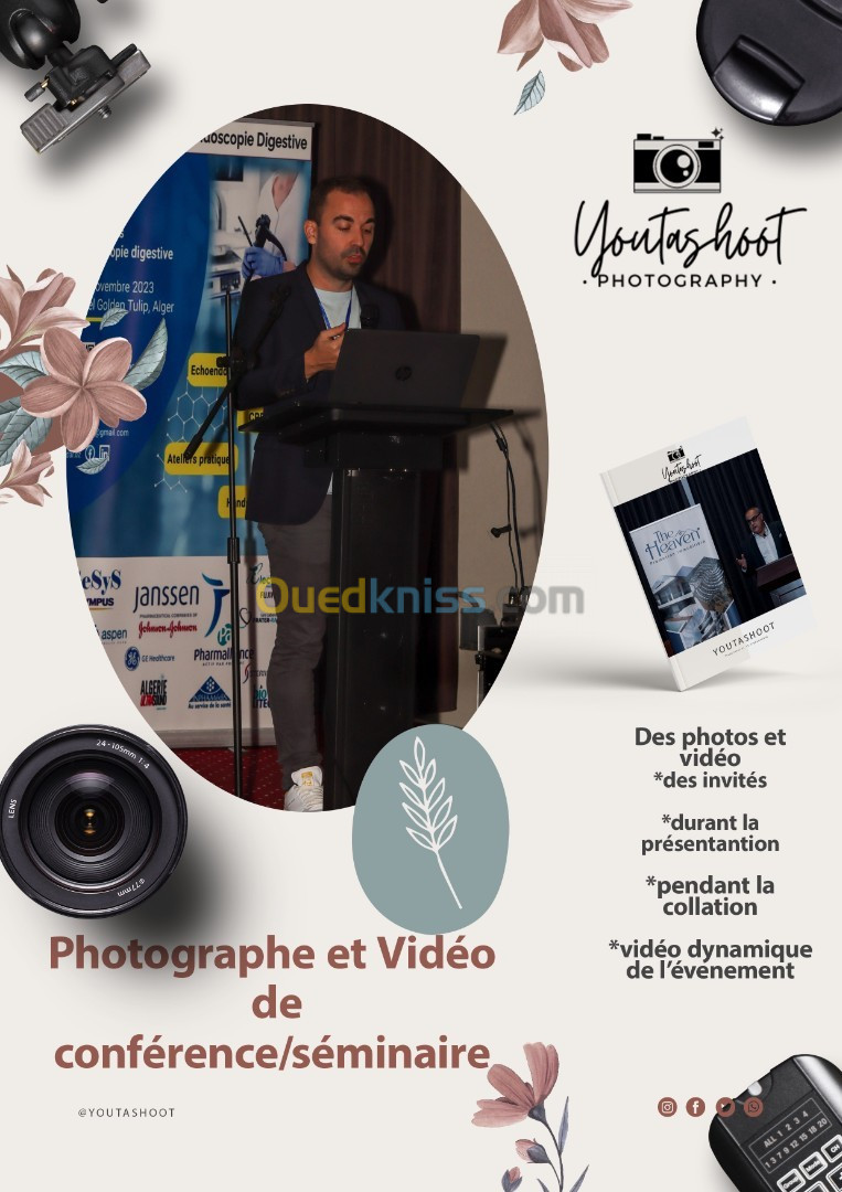 Photographe & Vidéo professionnelle ( Agrée par l'état ) 