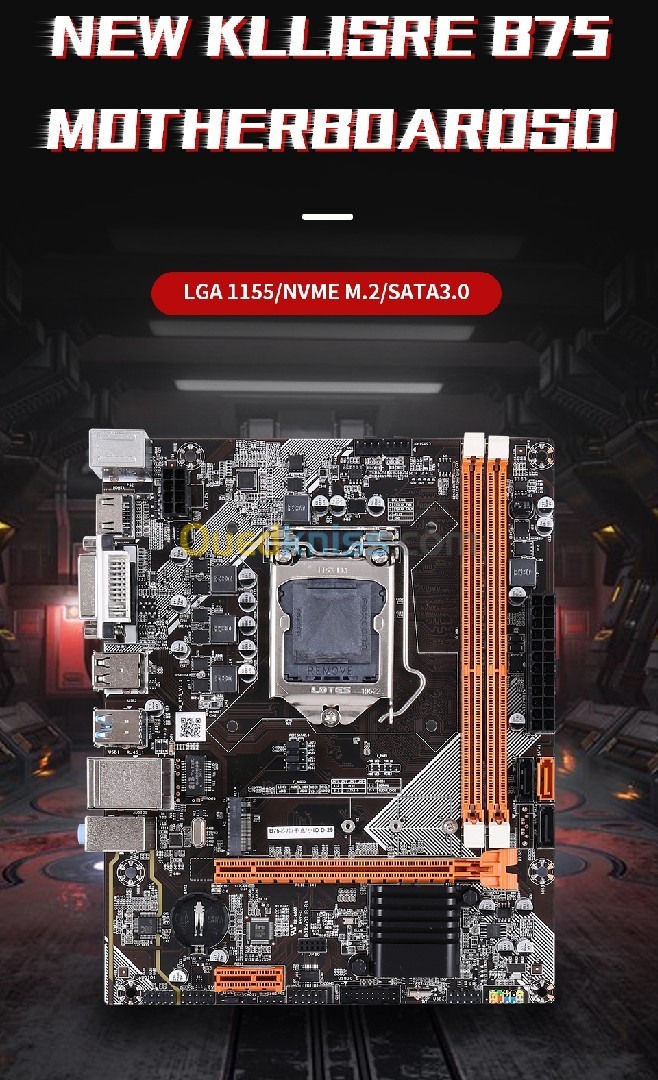 Bundle: Motherboard Kllisre B75 +CPU+RAM