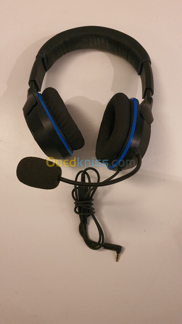 Casque gaming rameur Turtle Beach Recon 150 Noir et Bleu pour PS4 , PS3, PC et Mac