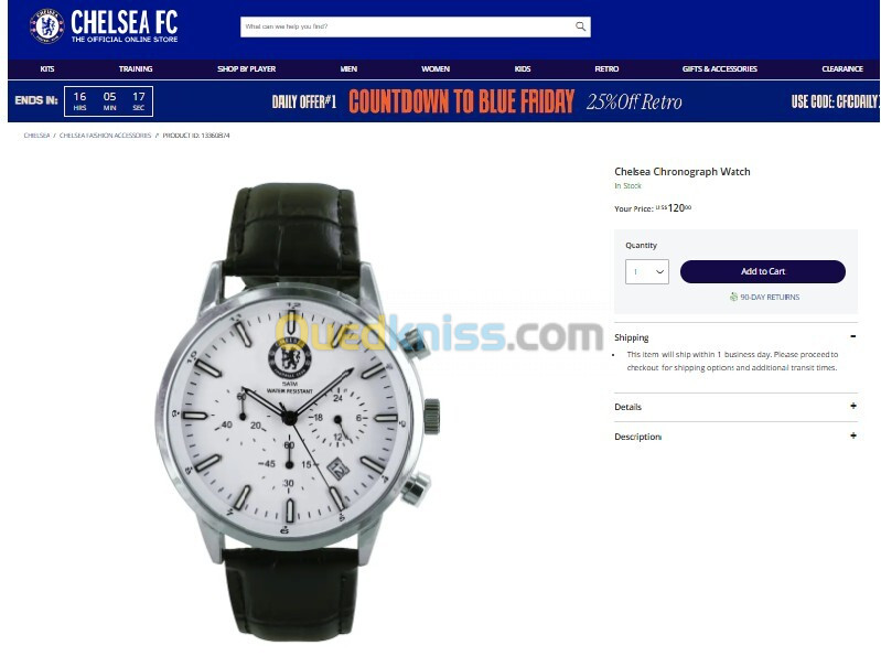 Chelsea Chronograph Watch