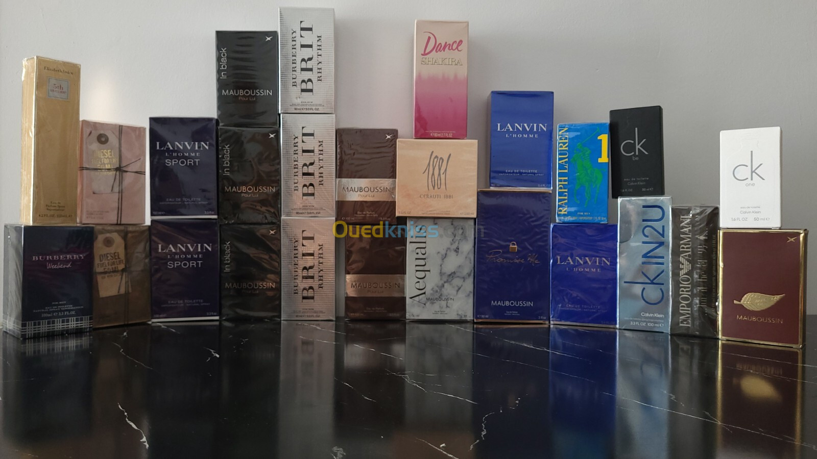 2 Coffrets 20 EDP & EDT Homme/Femme: Mauboussin BURBERRY, Armani, Cerruti sous Blister 100% ORIGINAL